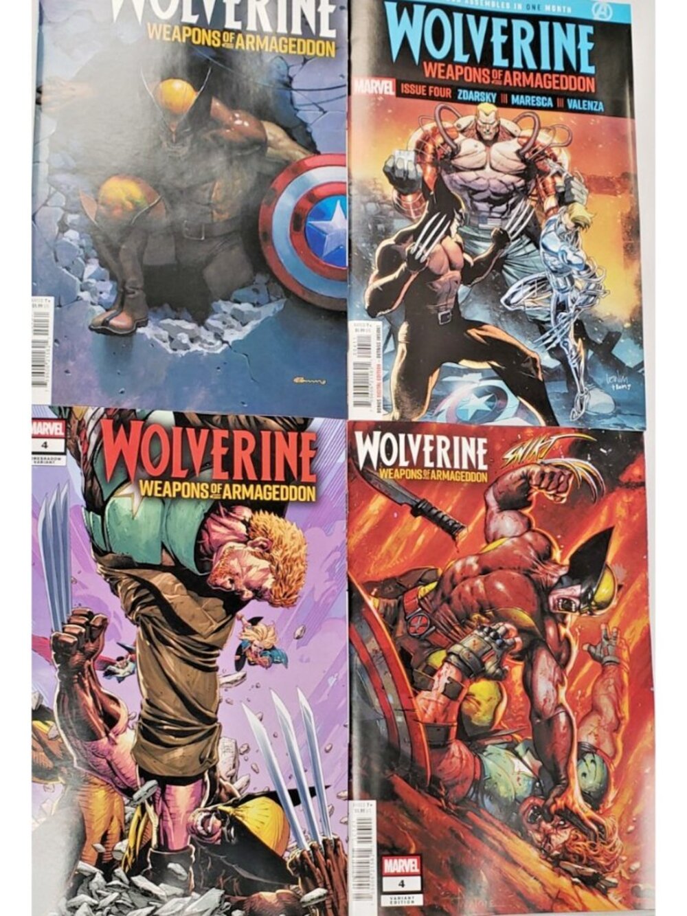 Wolverine: Weapons of Armageddon #4 Cover A B C D Variant Set Marvel 2026 - Picture 2 of 7